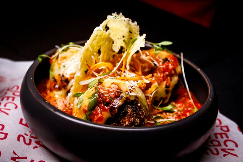 Spicy Italian meatballs side dish